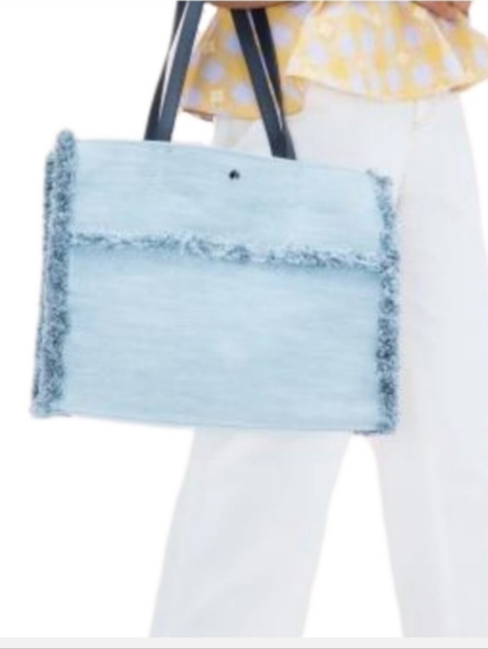 Kate Spade New York Sam Large Denim Pocket Tote
